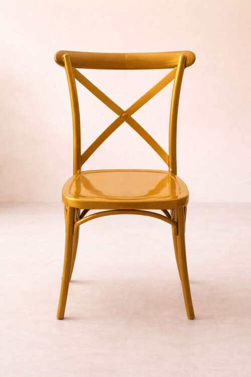 Gold CrossBack Adult chair